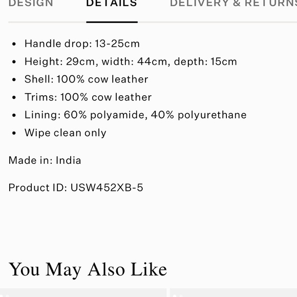 All Saints Allington leather tote. - Picture 5 of 6